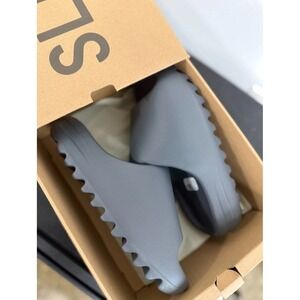 Adidas Yeezy Slide Slate Grey ID2350 Mens Size 8 Slip On Foam Sandals